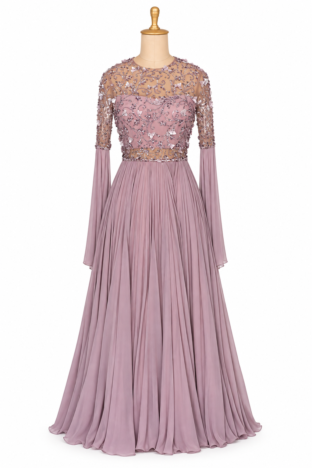 Mahima Mahajan Mauve Embellished Gown