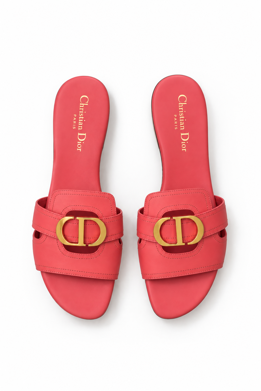 Christian Dior 30 Montaigne flat slide sandals- Size 41