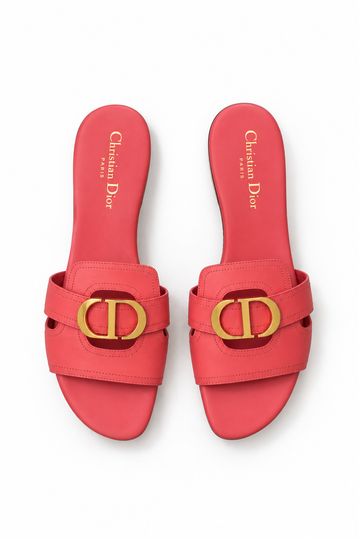 Christian Dior 30 Montaigne flat slide sandals- Size 41