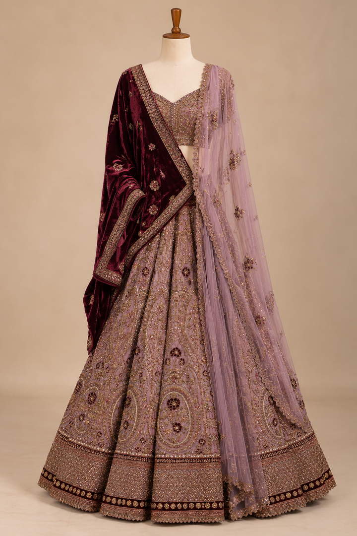 Payal Keyal Embroidered Lehenga Set