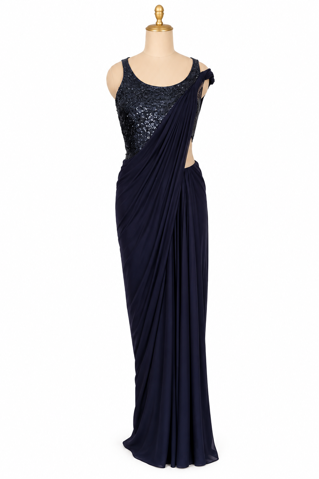 Gaurav Gupta Draped Saree Gown