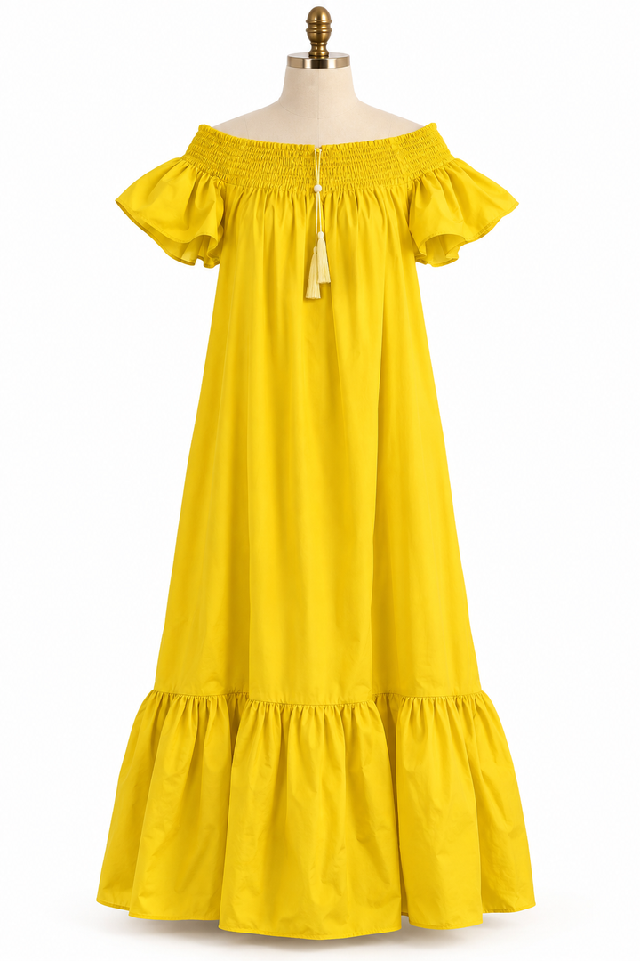 Tory Burch Yellow Dress