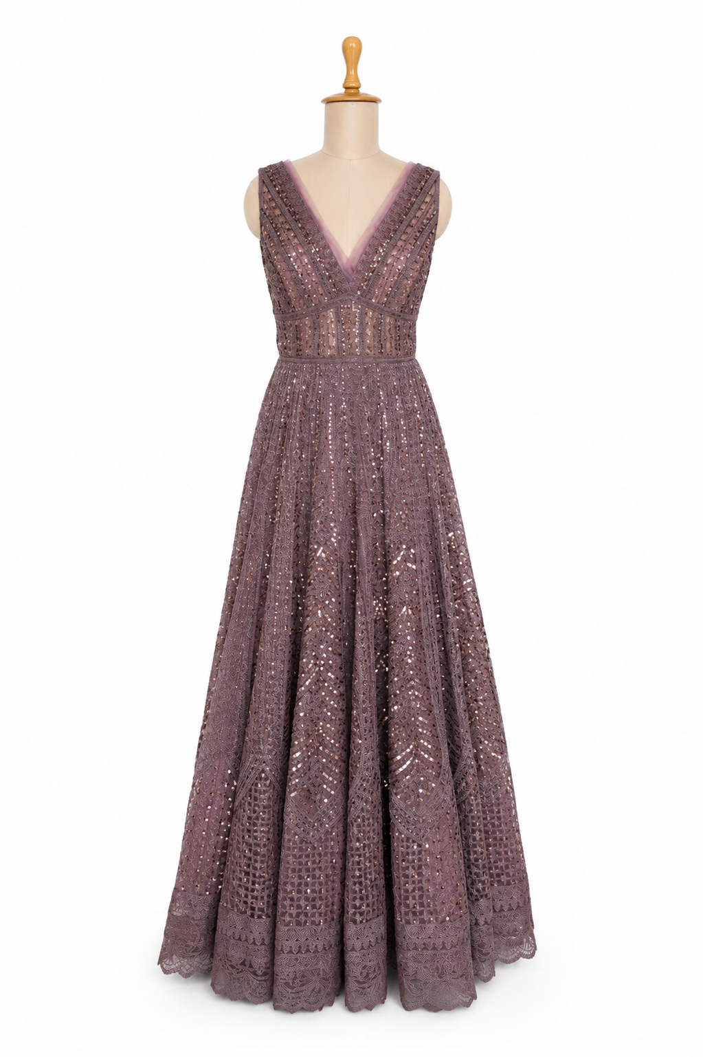 Jade by Monica & Karishma Embellished Gown