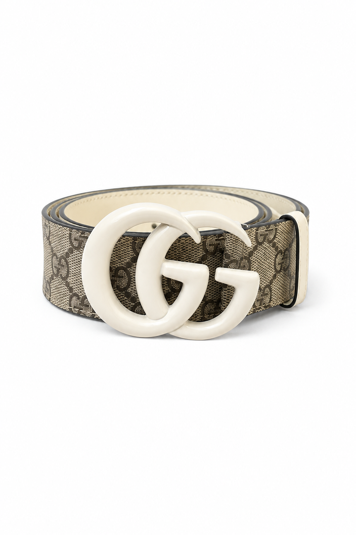 Gucci GG Supreme Belt with Interlocking G Buckle