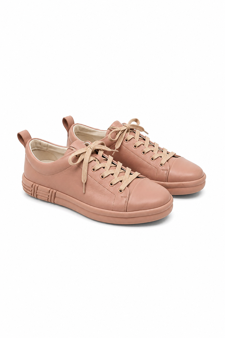 Hermès Happy Lace-Up Leather Sneakers Size 39