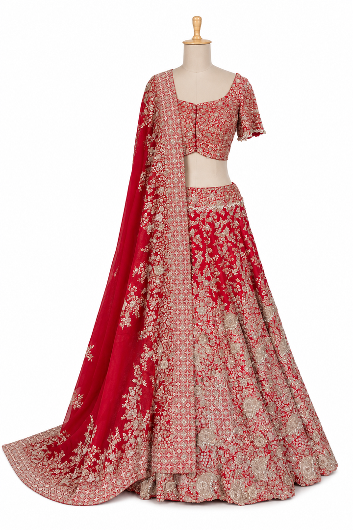 Anamika Khanna Embroidered Lehenga Set