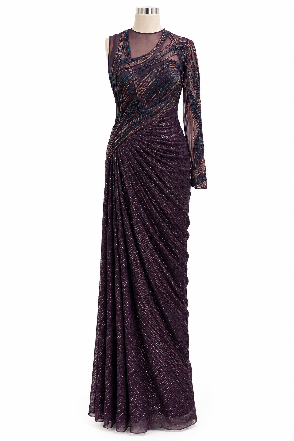 Gaurav Gupta Embellished Draped Gown