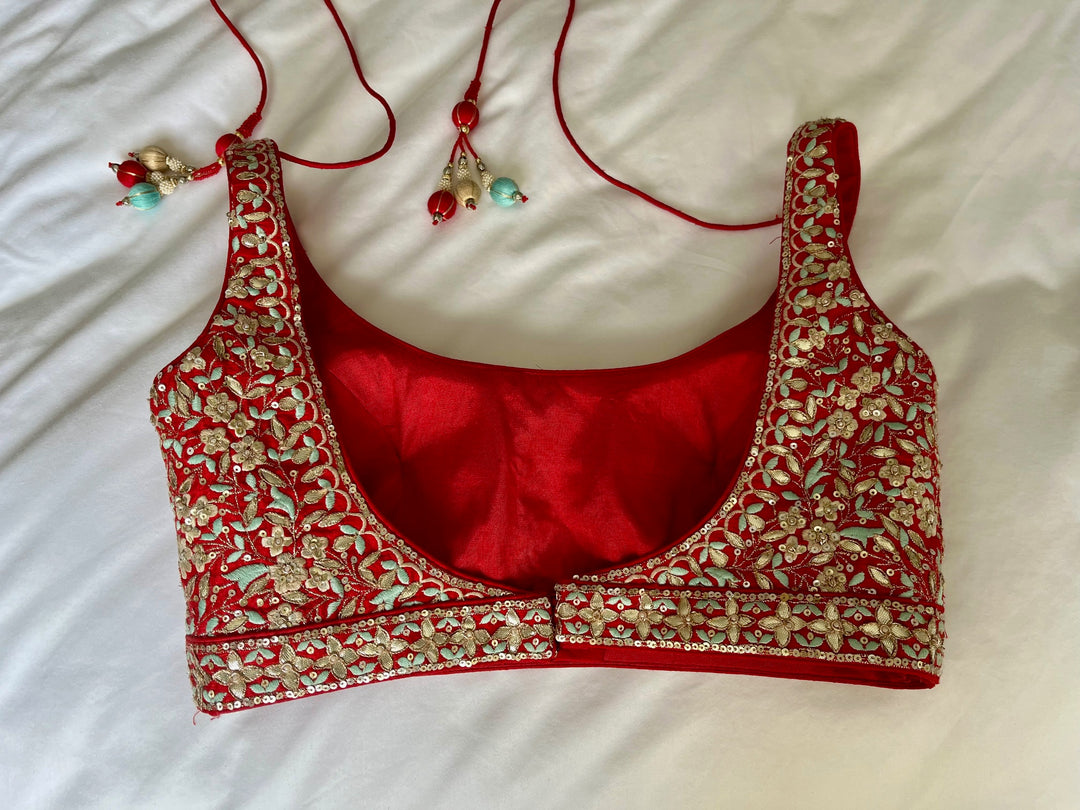 Anita Dongre Red Lehenga Set