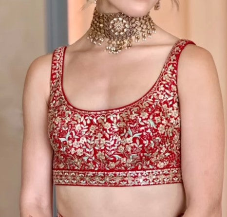 Anita Dongre Red Lehenga Set