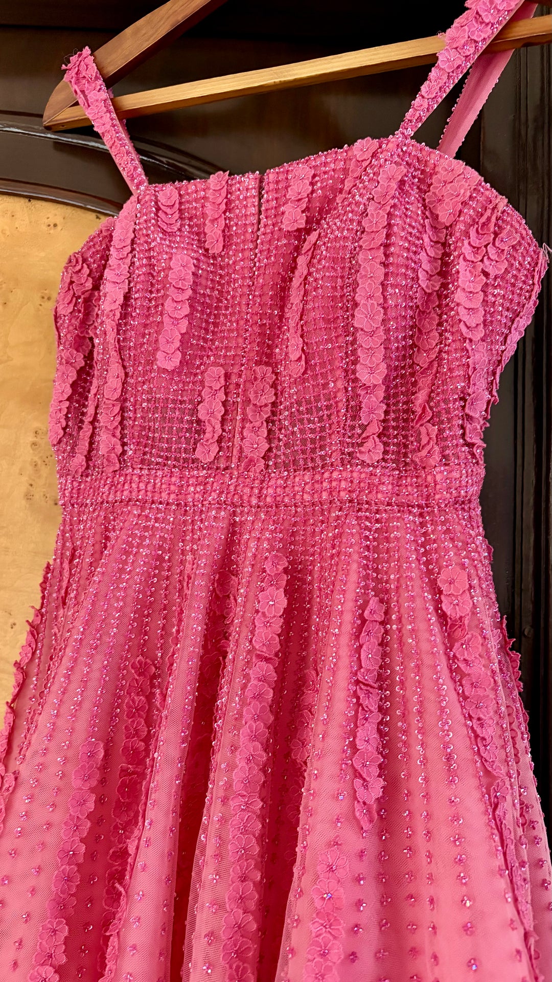 Sunaina Khera Pink Embellished Dress