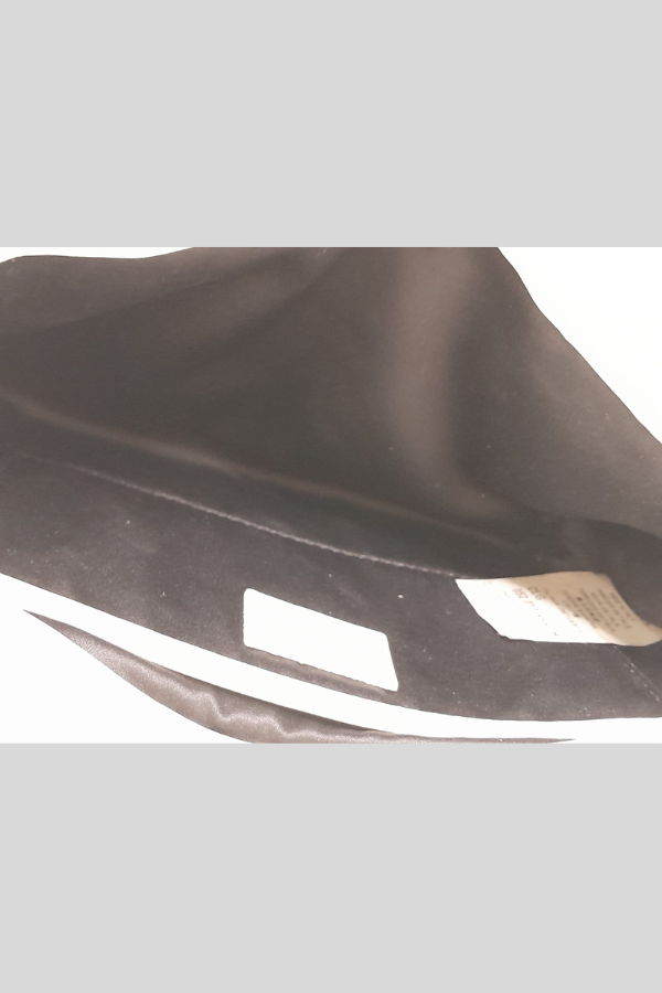 Versace Off White Leather Medusa Chain Clutch