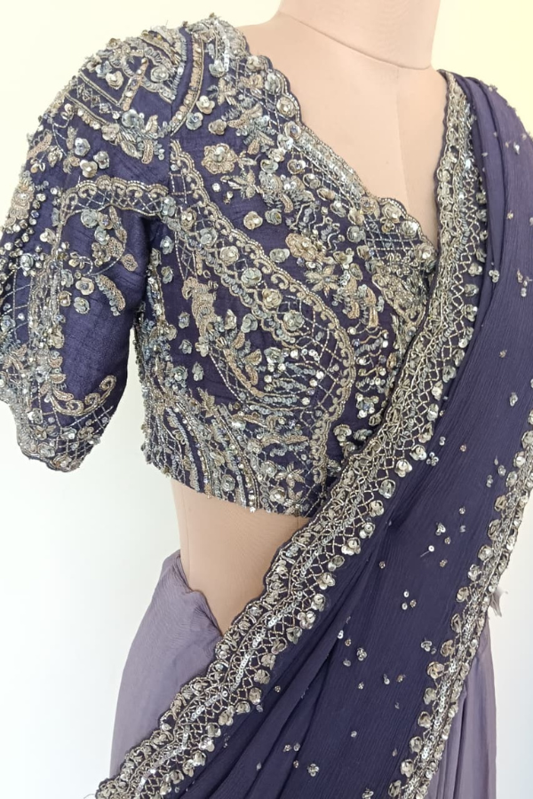 Dolly J Embellished Saree Set