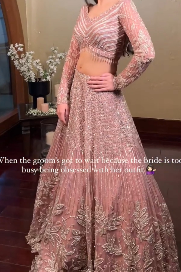 Isa By Dolly Wahal Embellished Bridal Lehenga Set