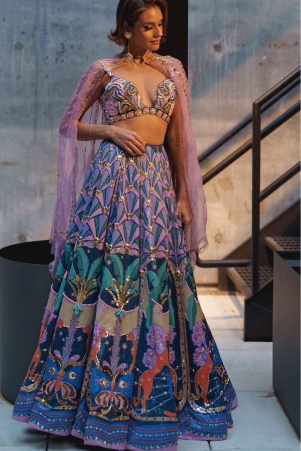 Papa Don't Preach Lehenga Set