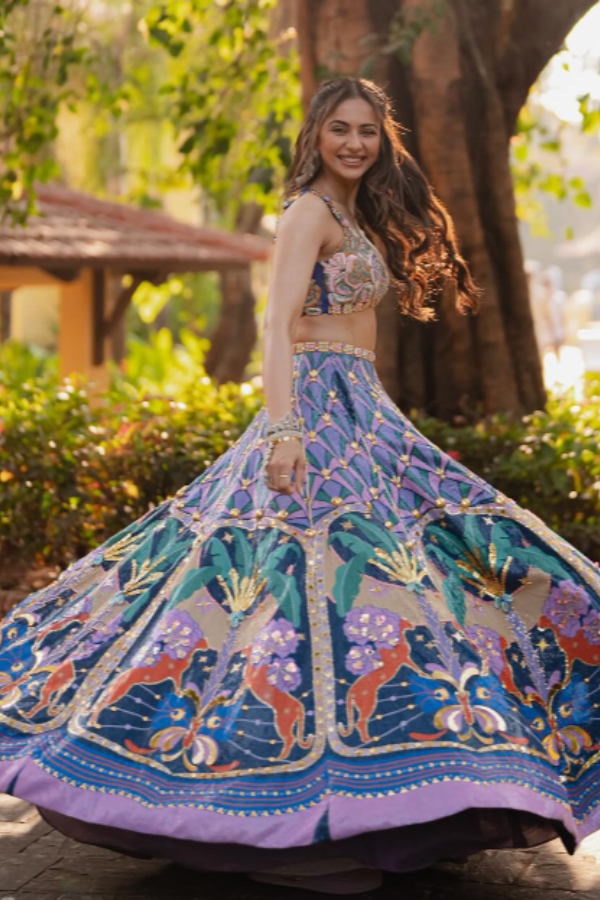 Papa Don't Preach Lehenga Set