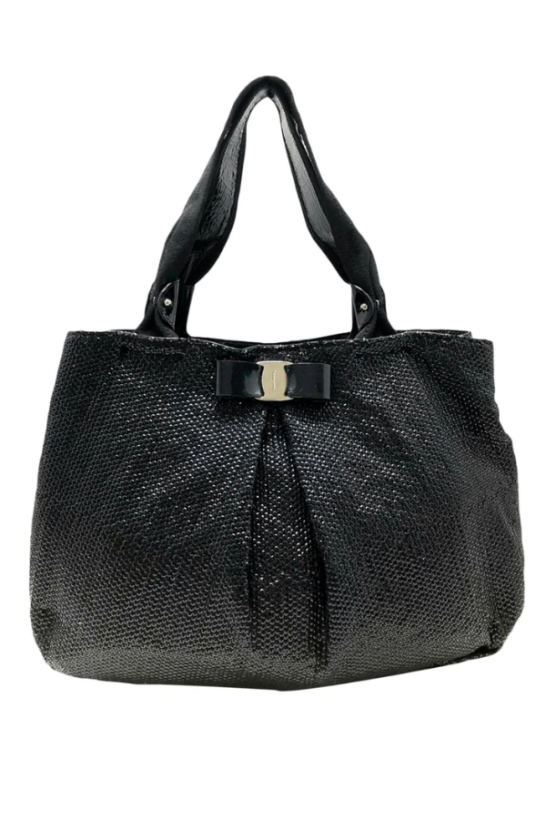 Salvatore Ferragamo Vara Sequined Tote Bag