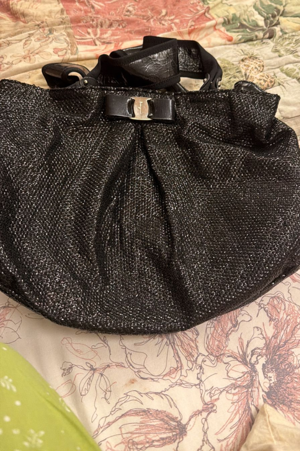 Salvatore Ferragamo Vara Sequined Tote Bag
