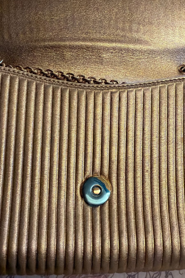 Salvatore Ferragamo Ginny Vara Bow Textured Leather Cross Body Bag