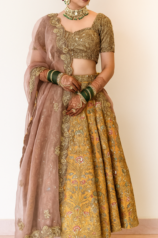 Shyamal & Bhumika Embroidered Lehenga Set
