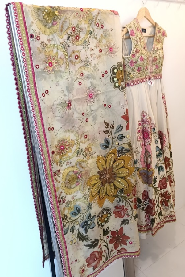 Varun Bahl Multicolor Embroidered Lehenga Set