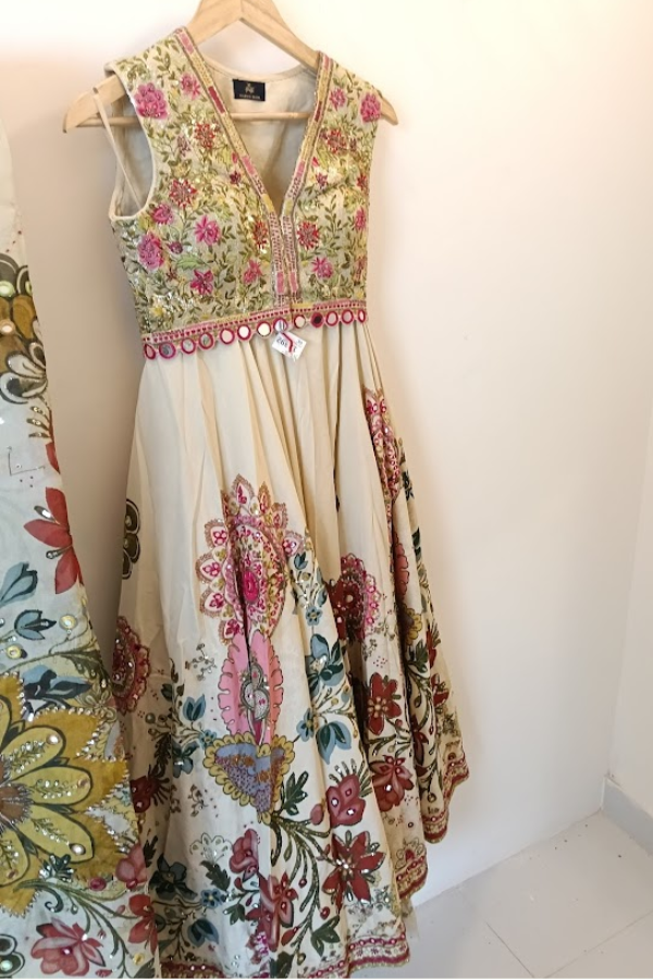 Varun Bahl Multicolor Embroidered Lehenga Set