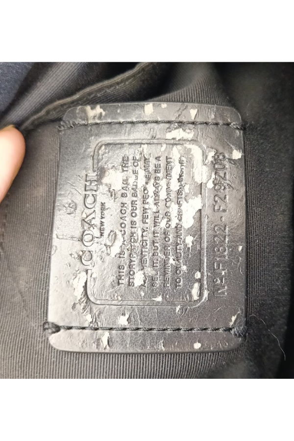 Coach Signature Coated Canvas Shopper Tote