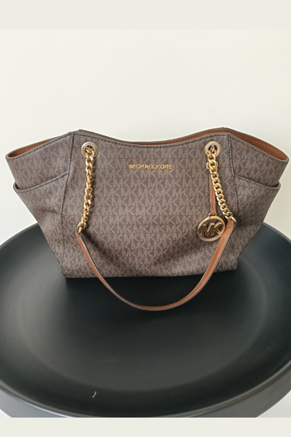 Michael Kors Jet Set Signature Logo Shoulder Bag