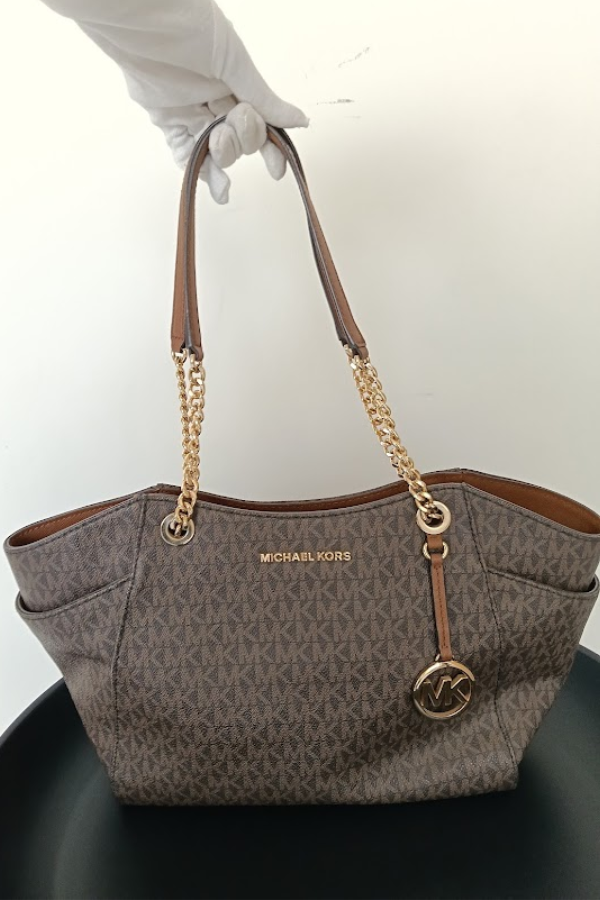 Michael Kors Jet Set Signature Logo Shoulder Bag
