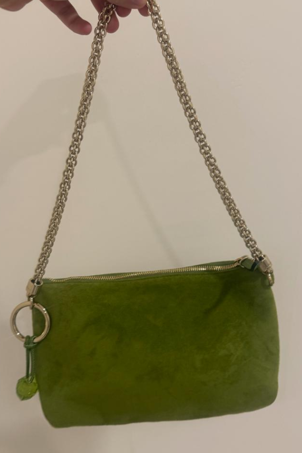 Jimmy Choo callie mini match suede bag