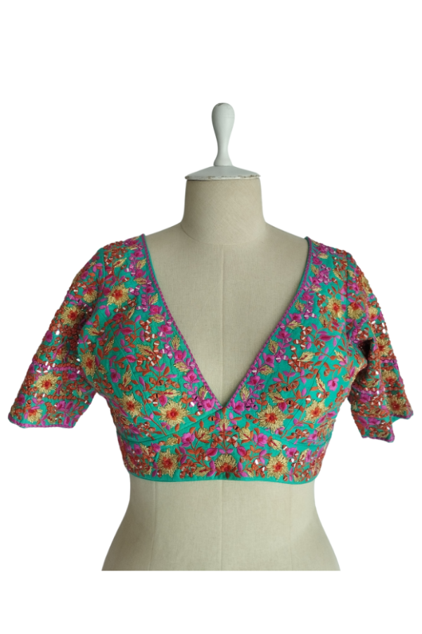 Vikram Phadnis Bandhani Embellished Saree