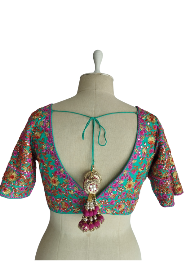 Vikram Phadnis Bandhani Embellished Saree