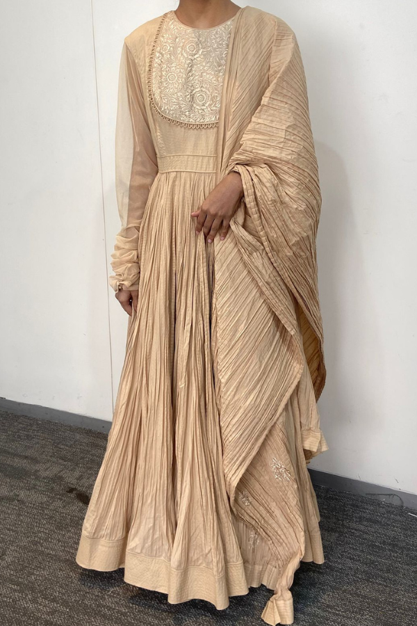 Rohit Bal Classic Ivory Anarkali Set