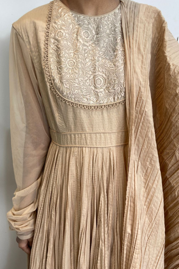 Rohit Bal Classic Ivory Anarkali Set