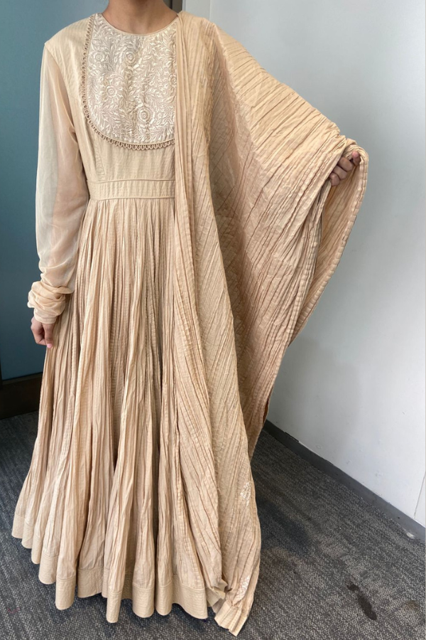 Rohit Bal Classic Ivory Anarkali Set