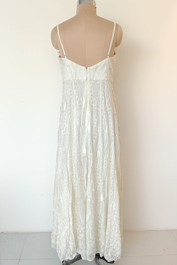 Anita Dongre Ethereal Spaghetti-Strap Gown