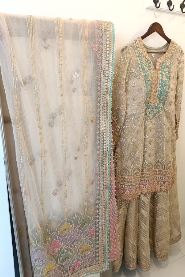 Rimple & Harpreet Embellished Kurta Sharara Set