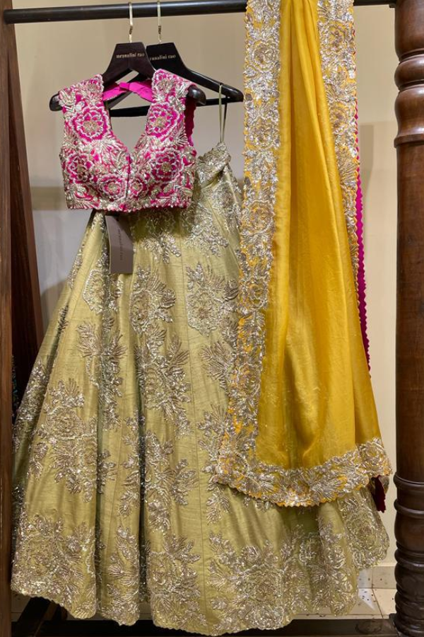 Mrunalini Rao Embellished Lehenga Set