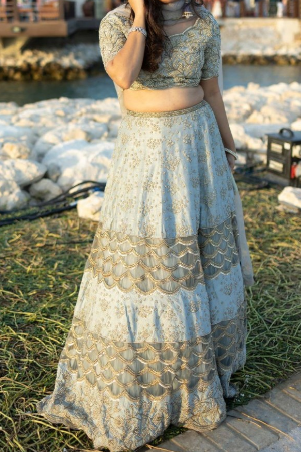 Payal Singhal Embroidered Lehenga Set