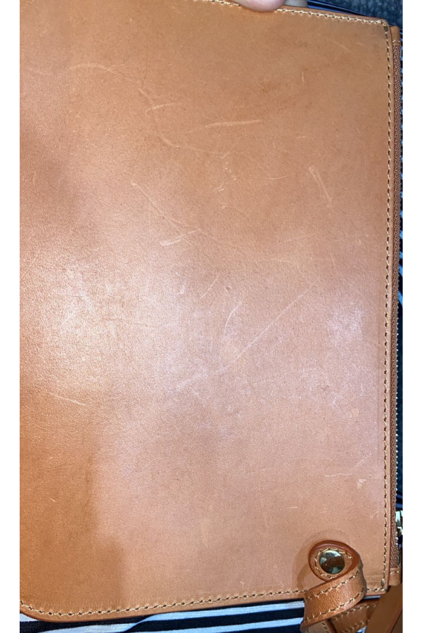 Mansur Gavriel Brown Leather Mini Bucket Bag