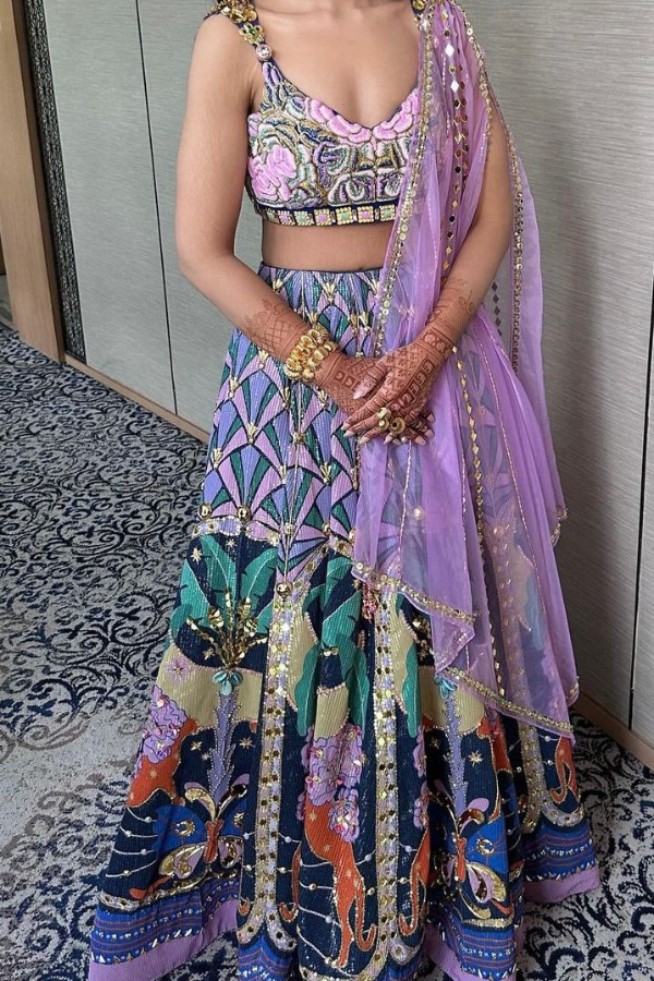 Papa Don't Preach Lehenga Set