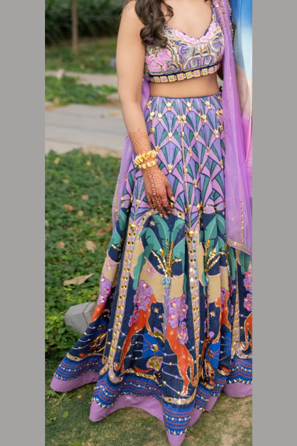 Papa Don't Preach Lehenga Set