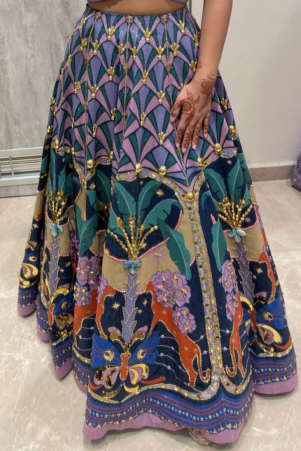 Papa Don't Preach Lehenga Set