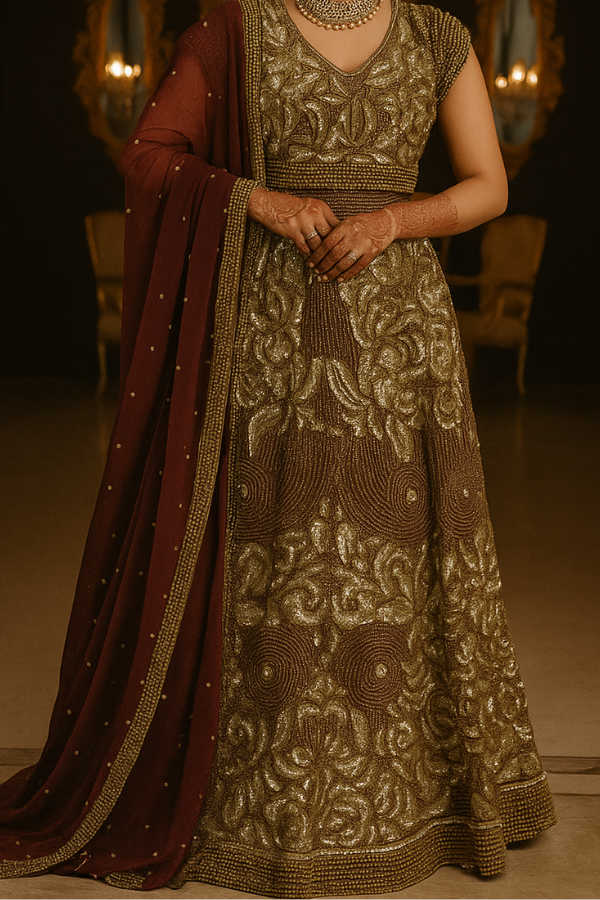 Rabani & Rakha Embellished Lehenga Set