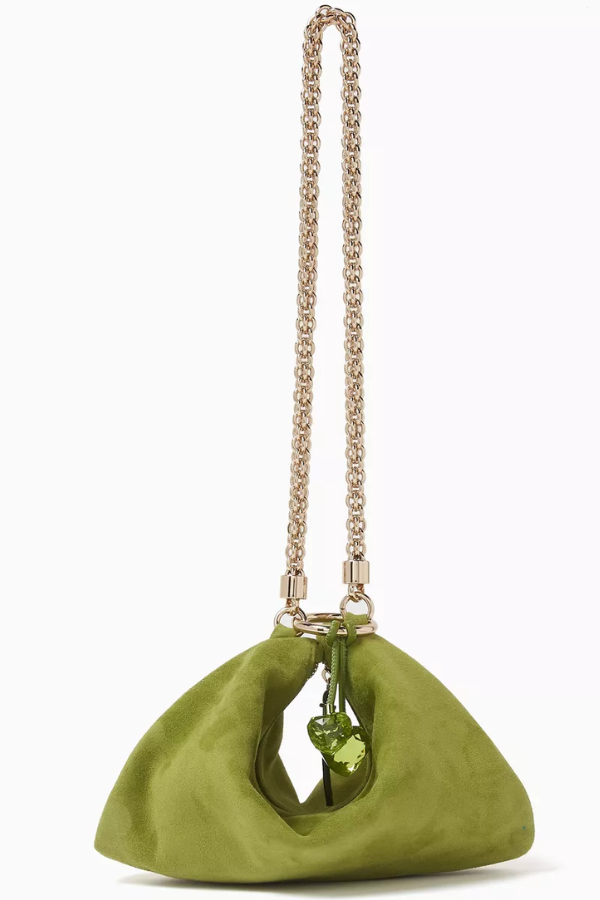 Jimmy Choo callie mini match suede bag