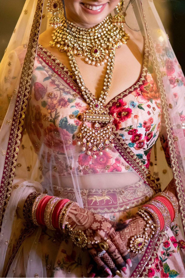 Sabyasachi Floral Embroidered Lehenga