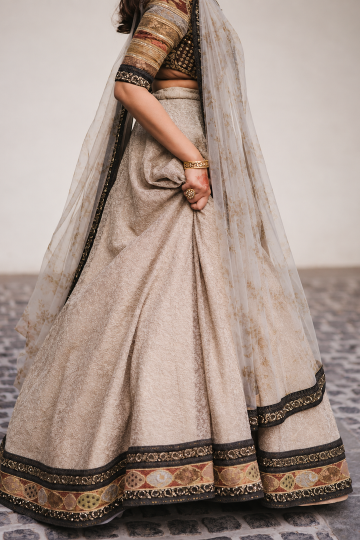 Sabyasachi Embroidered Lehenga Set