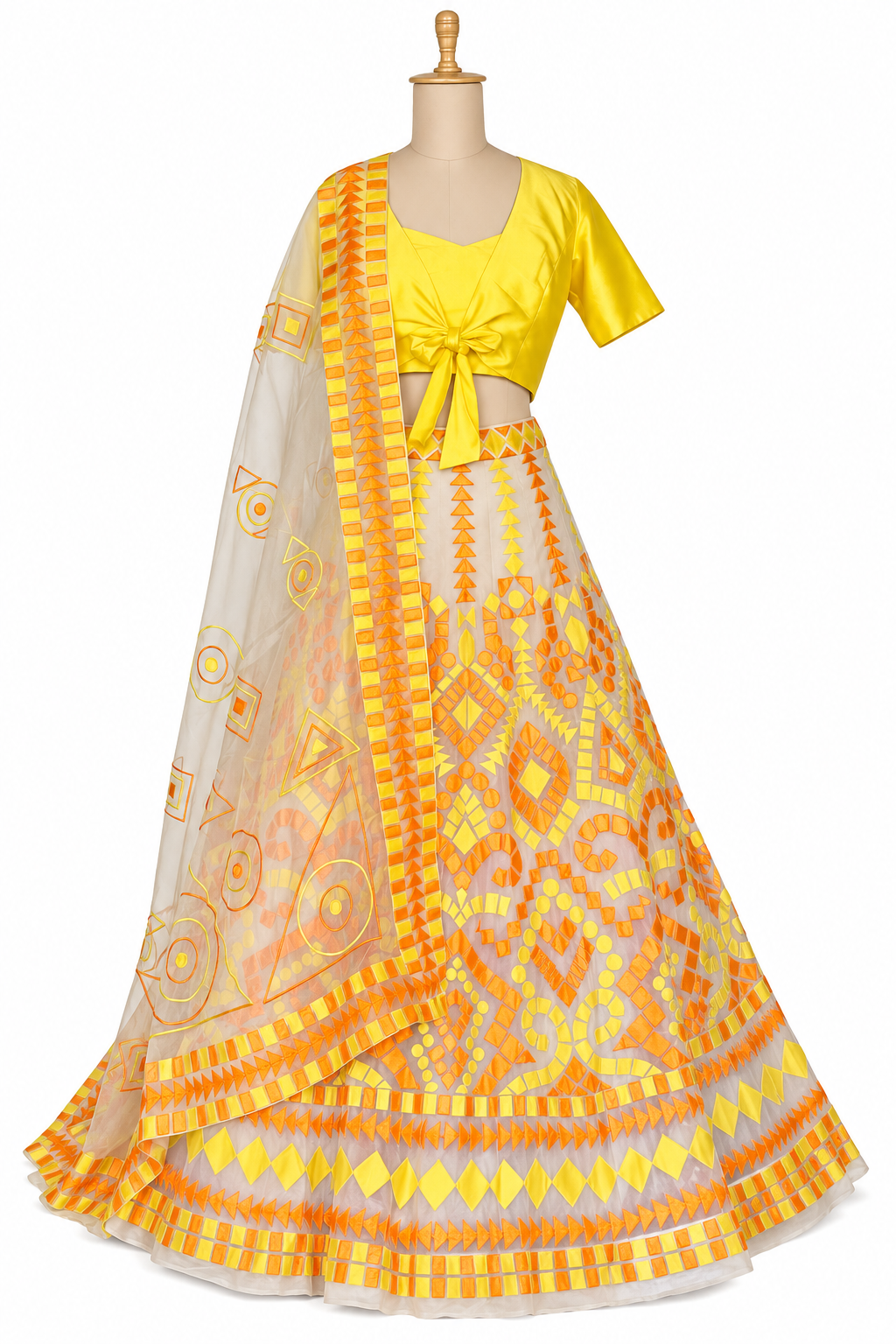 Abu Jani Sandeep Khosla Embroidered Lehenga Set
