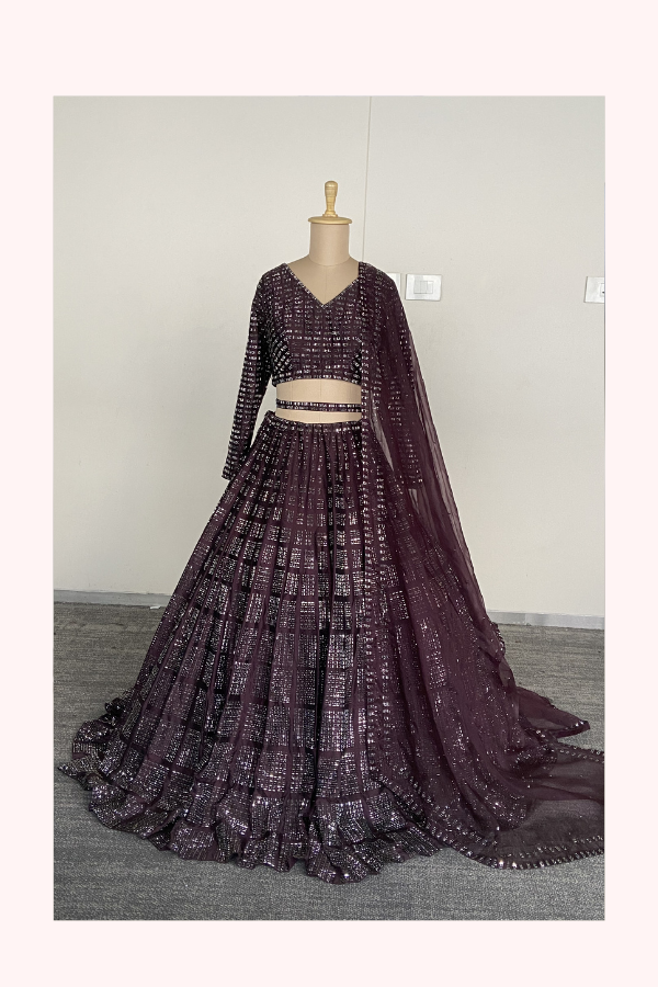 Seema Gujral Embellished Lehenga Set