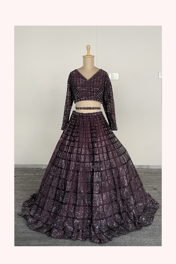 Seema Gujral Embellished Lehenga Set