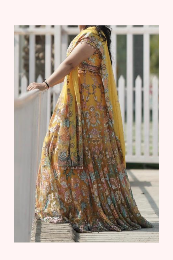 Rabani & Rakha Embroidered Lehenga Set